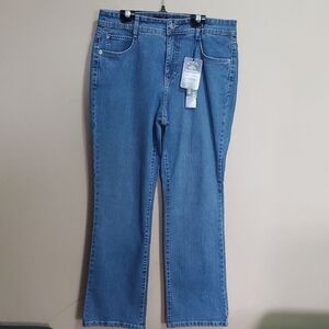 Gloria Vanderbilt Classic Blue Bootcut Petite Size 12 Women's Jeans